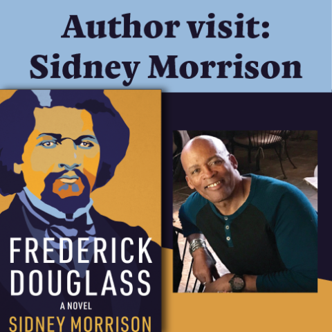 Author visit: Sidney Morrison with his novel, Frederick Douglass