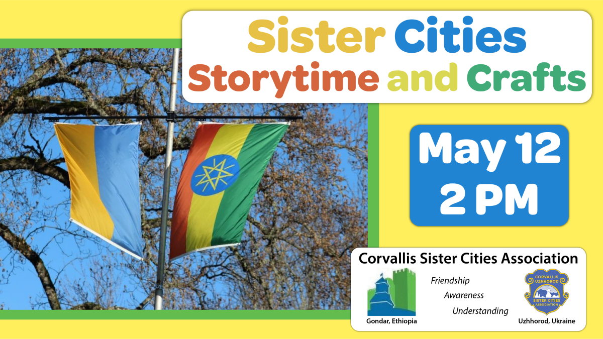 Sister Cities Storytime and Crafts, May 12, 2 PM