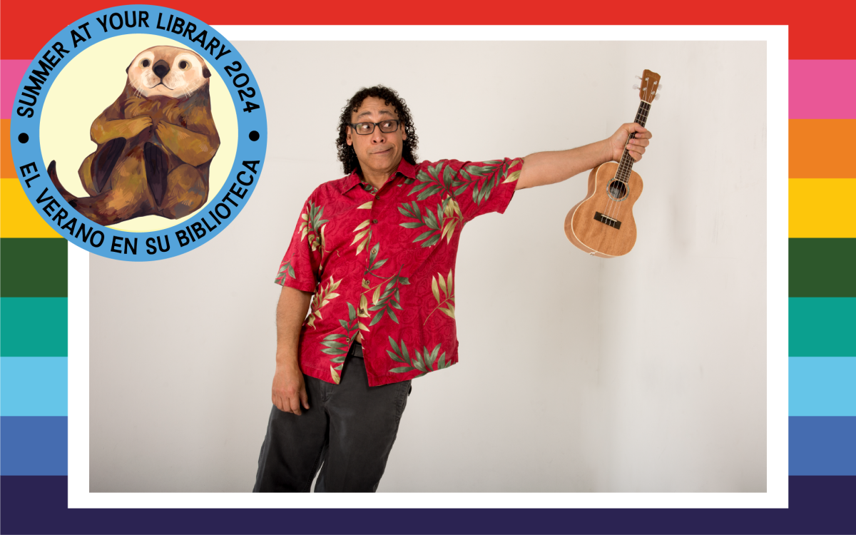 Angel Ocasio with ukulele