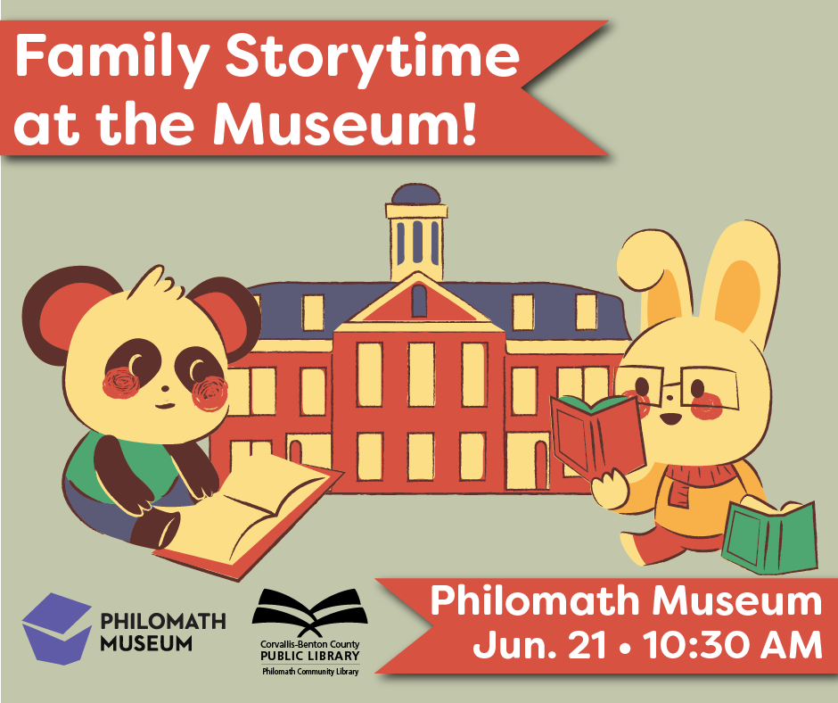 Family Storytime at the Museum! June 21, 10:30 AM